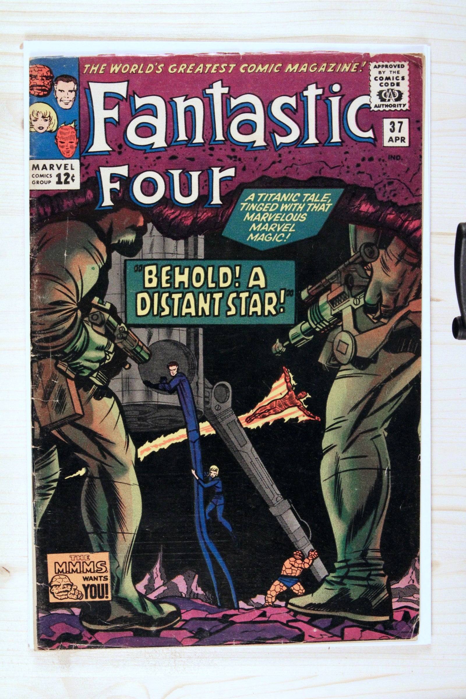 Fantastic Four #37 – Marvel (1965) 4.5 VG+ Jack Kirby art | Stan Lee story