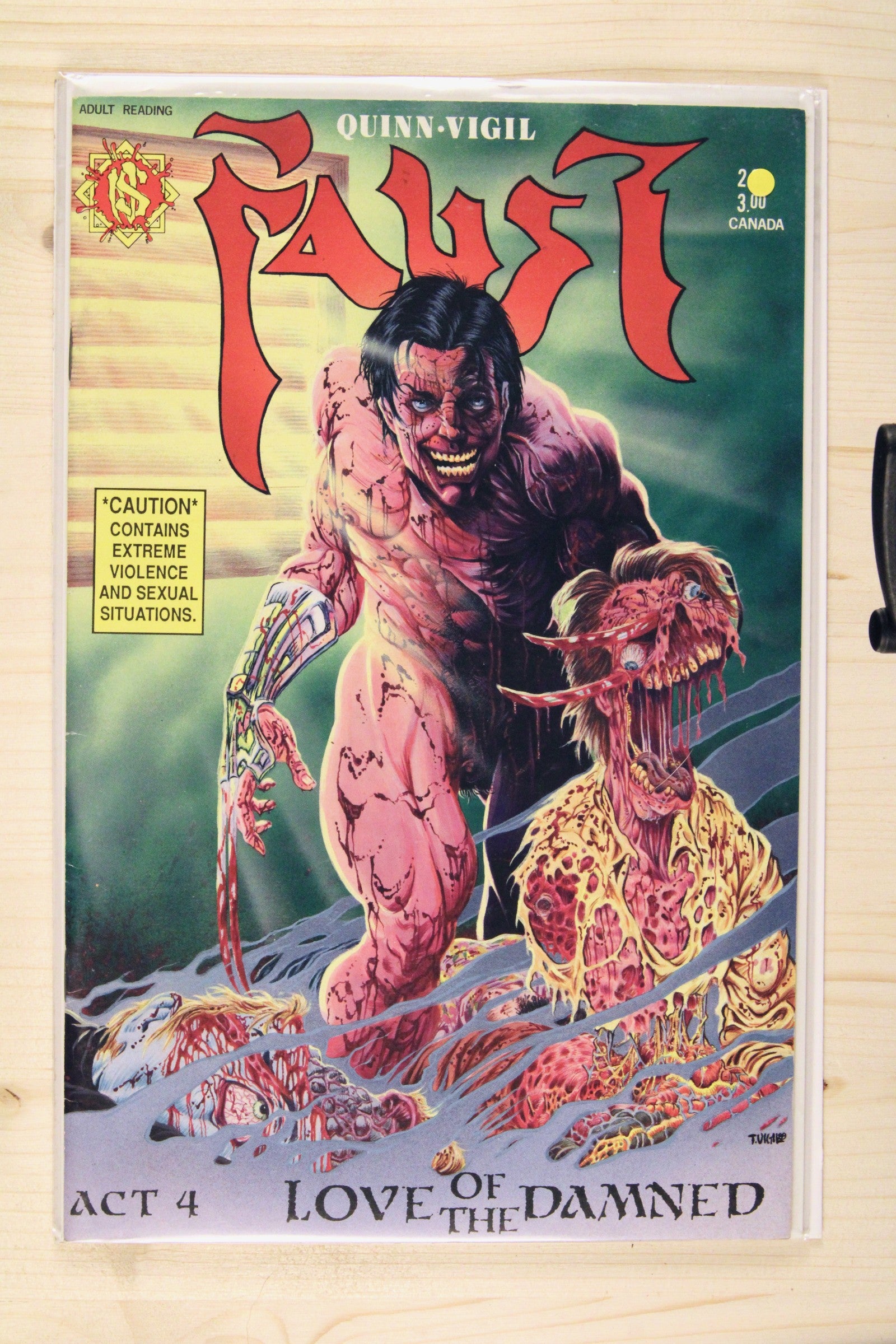 Faust: Love of the Damned #4 – Northstar (1990) 8.5 VF+