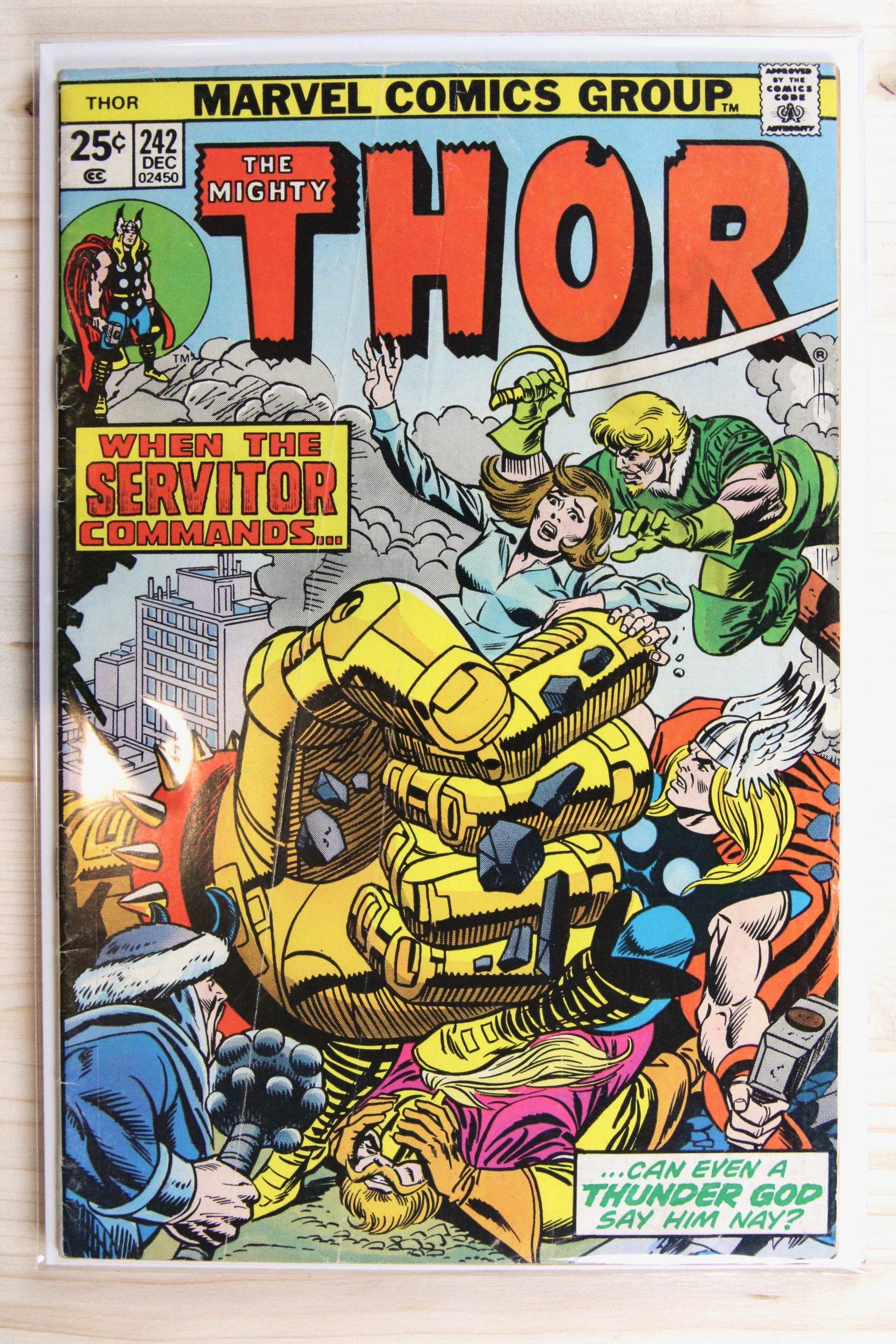 Thor #242 – Marvel (1975) 7.5 VF- If Asgard Should Perish | Joe Sinnott art