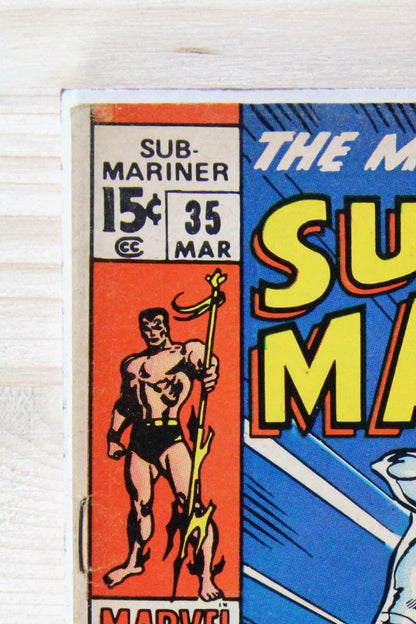 Sub-Mariner #35 – Marvel (1971) 4.5 VG+ Stan Lee
