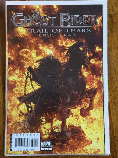 Ghost Rider: Trail of Tears #6 Clayton Crain – Marvel (2007) 9.6 NM+
