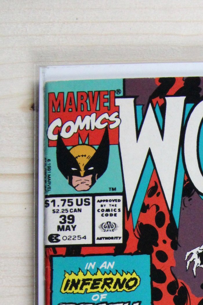 Wolverine #39 – Marvel (1991) 8.0 VF Marc Silvestri art | Newsstand