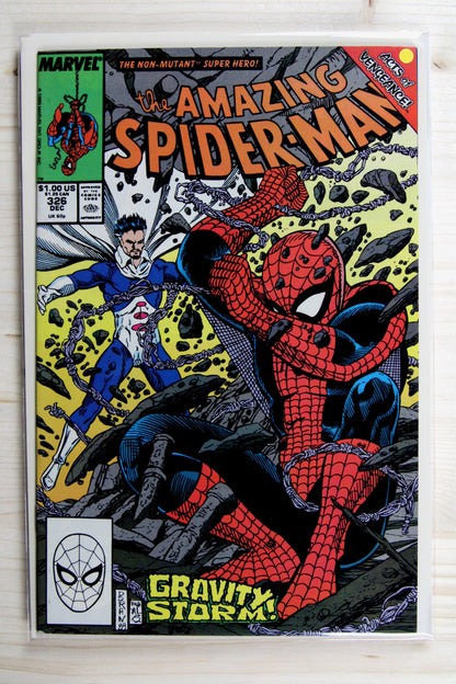 The Amazing Spider-Man #326 – Marvel (1989) 8.5 VF+ "Avengers" Acts of Vengeance
