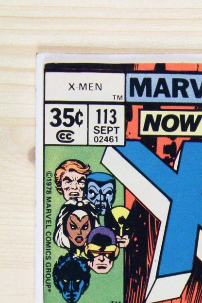 The X-Men #113 – Marvel (1978) 8.5 VF+ Chris Claremont story | John Byrne art | Newsstand Edition
