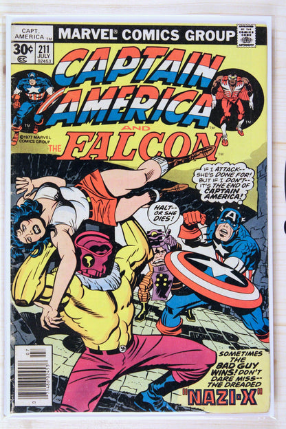 Captain America #211 – Marvel (1977) 8.0 VF Jack Kirby story