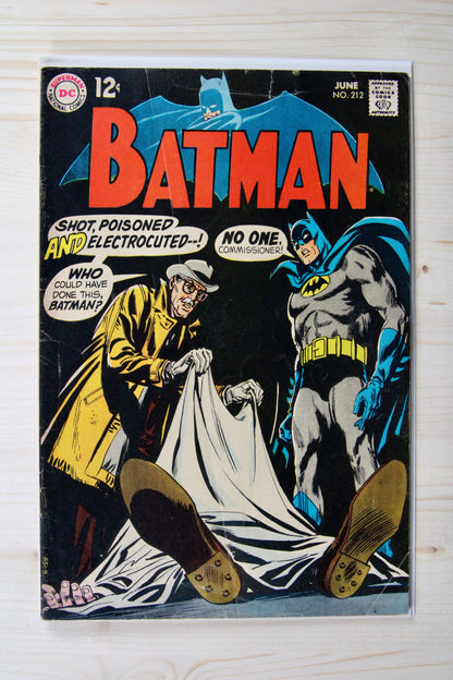 Batman #212 – DC (1969) 4.5 VG+