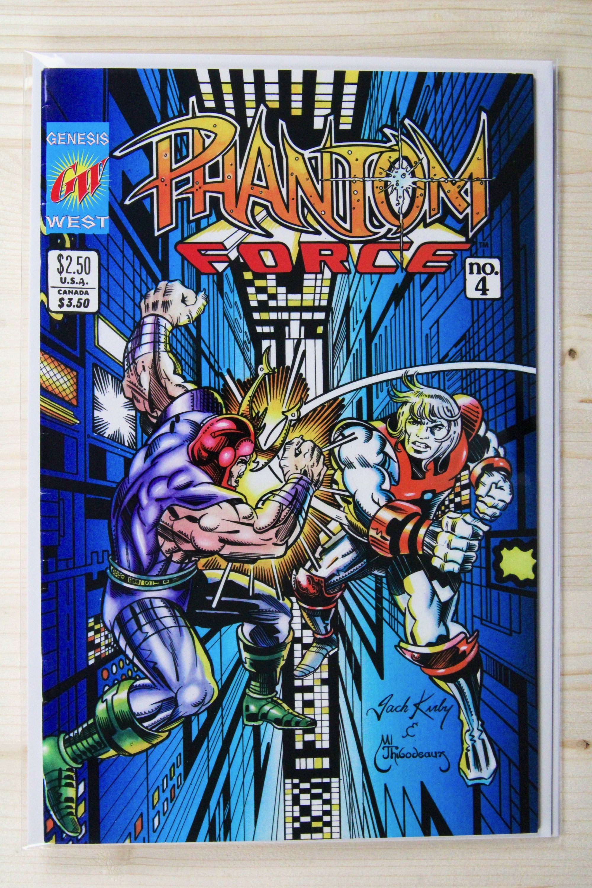 Phantom Force #1,3,4,5,6,7,8  Genesis West (1990) (7 Issues) Run Lot