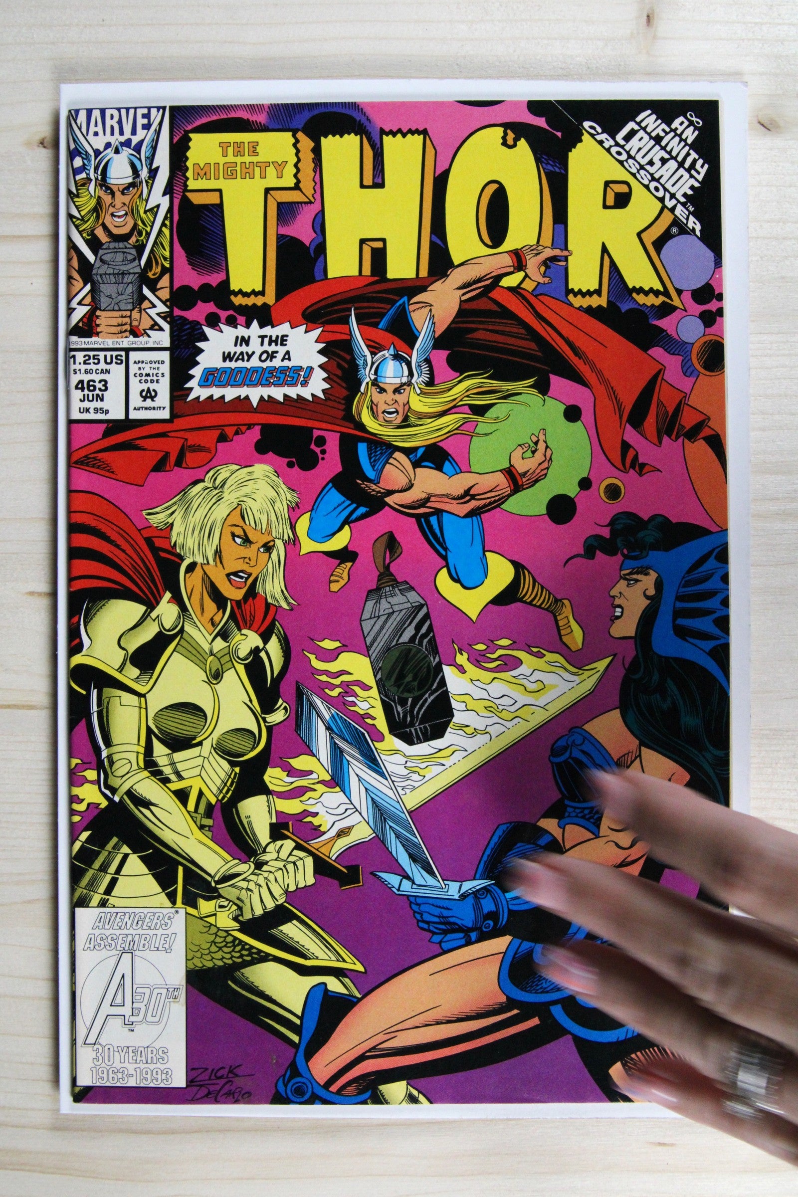 The Mighty Thor #463 – Marvel (1993) 9.0 VF/NM "Infinity Trilogy" Infinity Crusade